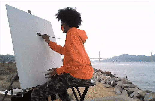 Bà Kamala Harris gọi điện cho cậu bé vẽ chân dung mình