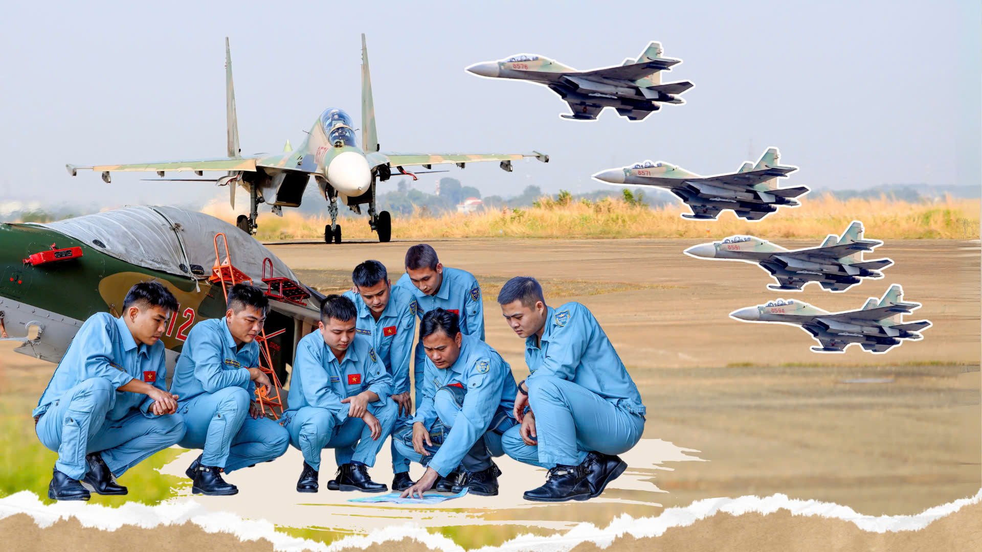 Một ngày tập luyện của không quân chuẩn bị cho lễ kỷ niệm 30-4