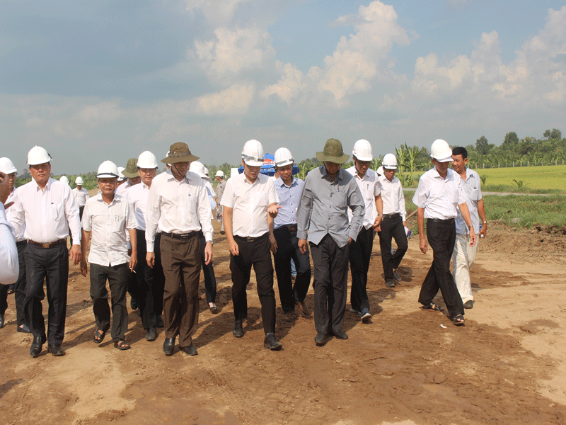 Lãnh đạo tỉnh Tiền Giang khảo sát cao tốc Trung Lương–Mỹ Thuận ảnh 4