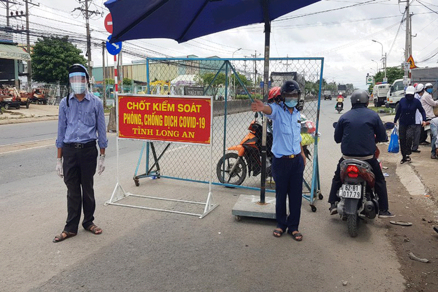 Long An nới lỏng giãn cách theo Chỉ thị 15 toàn tỉnh từ 0 giờ ngày 21-9