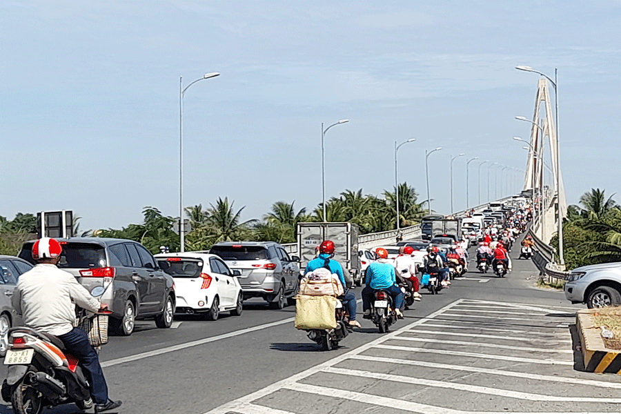 Dự kiến ngày 29-3 khởi công dự án cầu Rạch Miễu 2 ảnh 3 Chủ tịch tỉnh Bến Tre nói về kẹt xe cầu Rạch Miễu