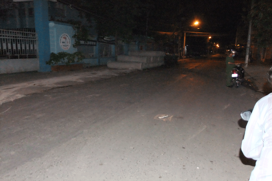 Hiện trường nơi xảy ra vụ việc. Ảnh: T.M