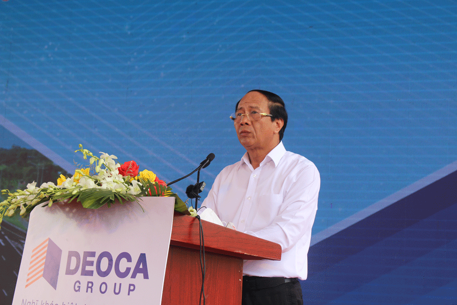 Phó Thủ tướng Lê Văn Thành phát biểu tại lễ khánh thành cao tốc Trung Lương - Mỹ Thuận