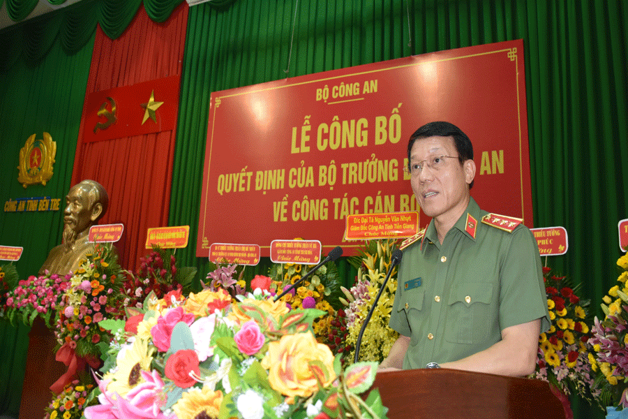 Thứ trưởng Lương Tam Quang phát biểu chỉ đạo tại buổi lễ. Ảnh: C.A Thứ trưởng Lương Tam Quang phát biểu chỉ đạo tại buổi lễ. Ảnh: C.A