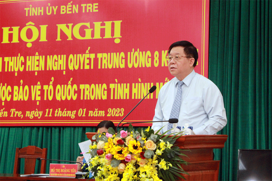 Bến Tre: Phát triển kinh tế, xã hội gắn với xây dựng và bảo vệ Tổ quốc