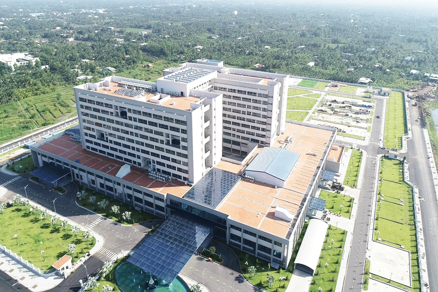 Cơ sở mới của Bệnh viện đa khoa tỉnh Tiền Giang có quy mô 1.000 giường bệnh. Ảnh: PV Cơ sở mới của Bệnh viện đa khoa tỉnh Tiền Giang có quy mô 1.000 giường bệnh. Ảnh: PV