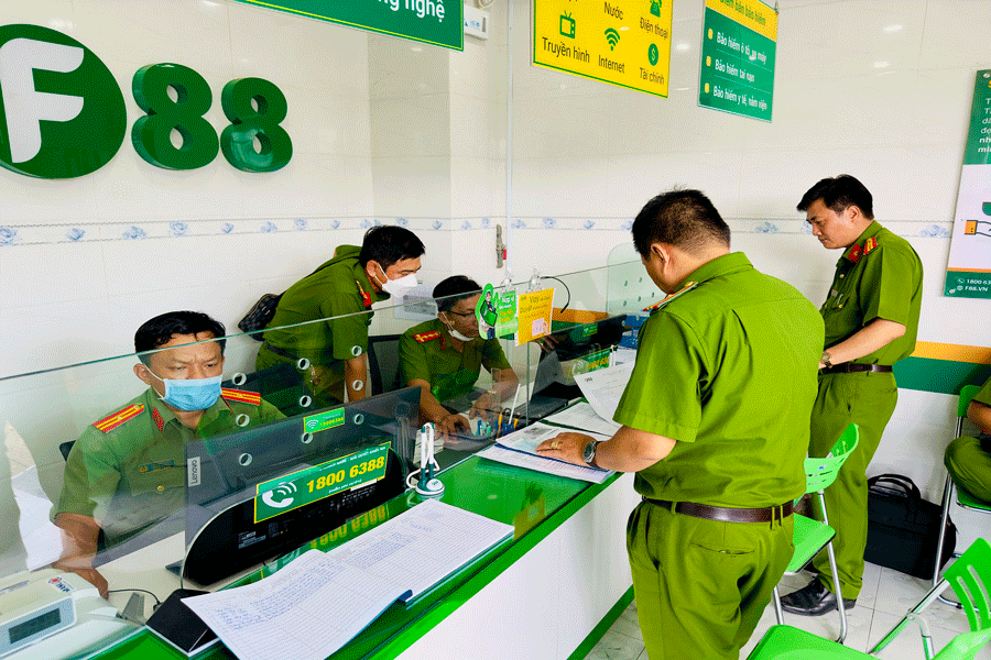 Bến Tre đồng loạt kiểm tra 11 cơ sở kinh doanh của F88
