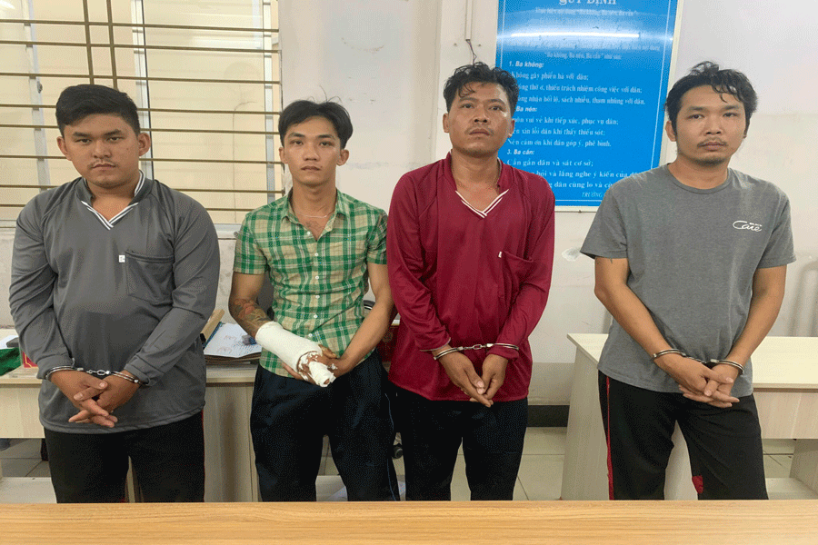 Các bị can bị bắt tạm giam. Ảnh: Công an cung cấp Các bị can bị bắt tạm giam. Ảnh: Công an cung cấp