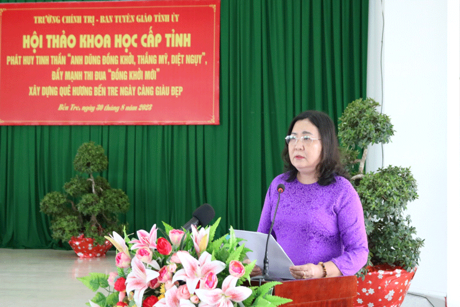 Bến Tre phát huy tinh thần 'Anh dũng, Đồng Khởi thi đua Đồng Khởi mới'