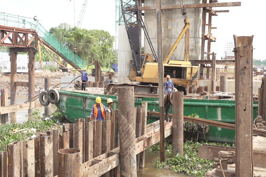 Cống ngăn mặn Nguyễn Tấn Thành vượt tiến độ thi công 4 tháng