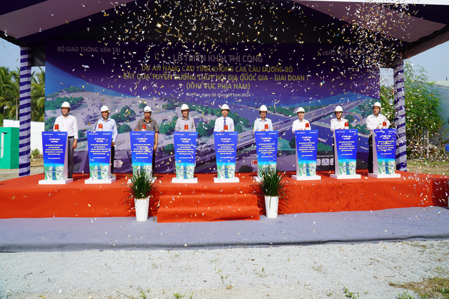 Bộ GTVT phát lệnh triển khai thi công nâng tĩnh không cầu