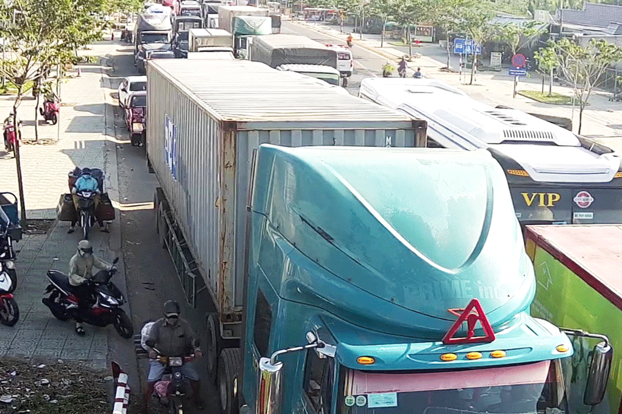 Hạn chế xe tải nặng và xe 3 trục qua cầu Rạch Miễu dịp Tết Nguyên đán 2024