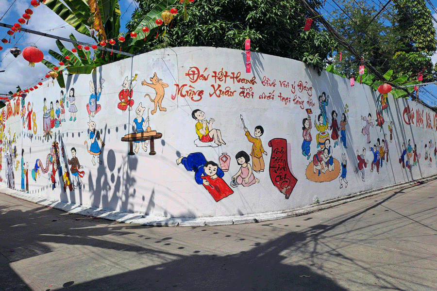 'Phố Ông Đồ' ở Tiền Giang được công nhận là điểm du lịch