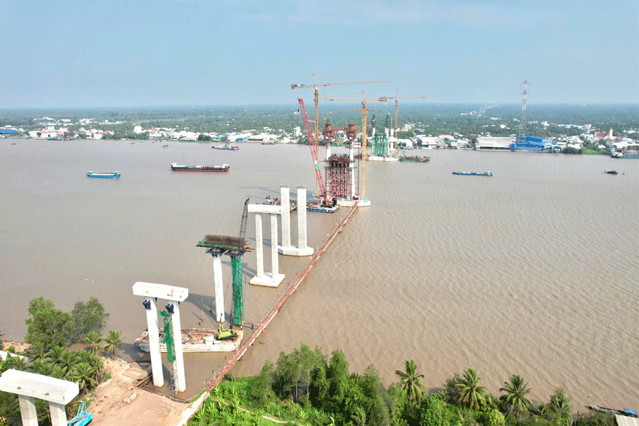Thi công dự án cầu Rạch Miễu 2 Tiền Giang: Vẫn còn 29 hộ chưa bàn giao mặt bằng dự án cầu Rạch Miễu 2