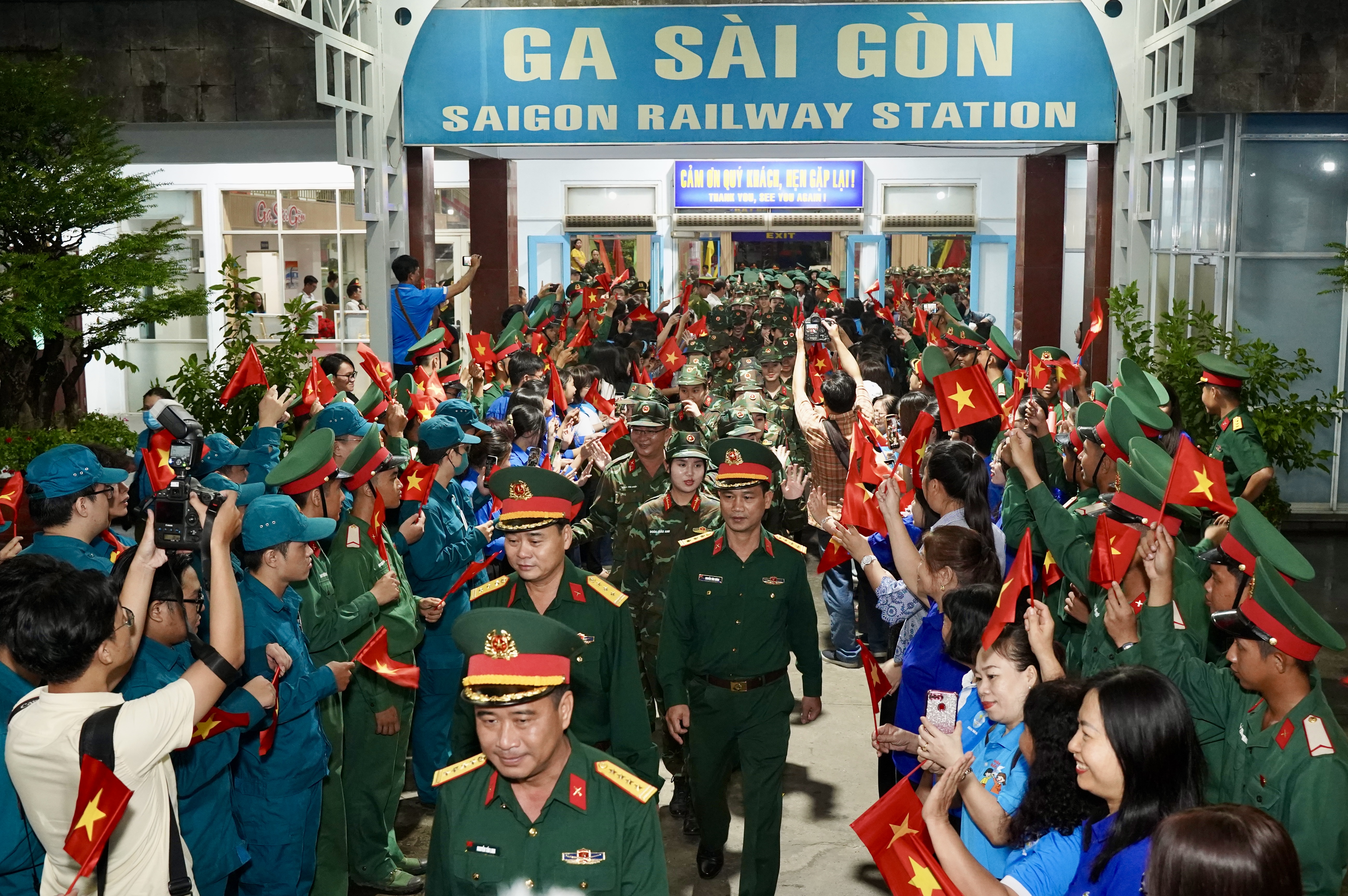 TP.HCM: Hàng trăm chiến sĩ lên đường làm nhiệm vụ diễu binh Quốc khánh 2-9