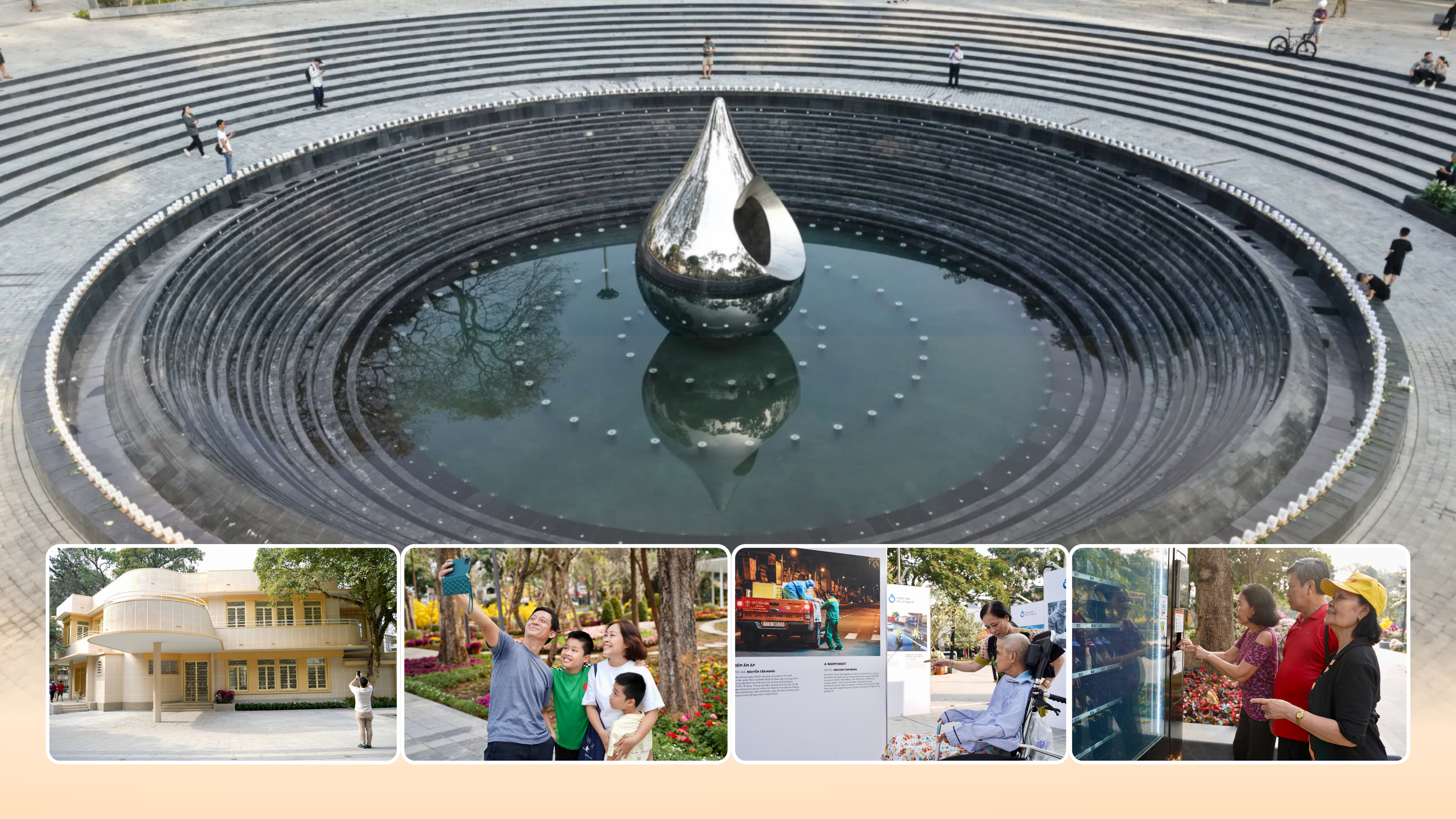 Cận cảnh công viên số 1 Lý Thái Tổ và không gian tưởng nhớ các nạn nhân COVID-19