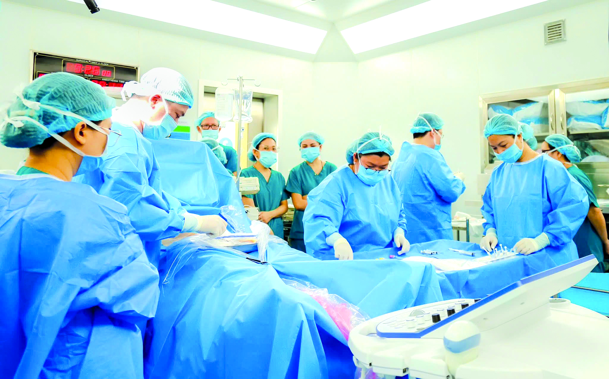 Ca thông van tim bào thai thứ chín góp phần đưa Việt Nam thành trung tâm y tế chuyên sâu khu vực. Ảnh: BVCC