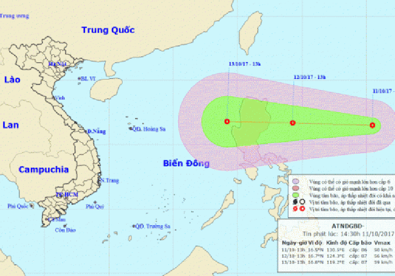 Đang chống lũ, áp thấp nhiệt đới đã xuất hiện