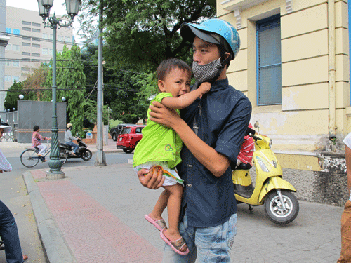 L.Đ.T.T. và con gái sau phiên xử