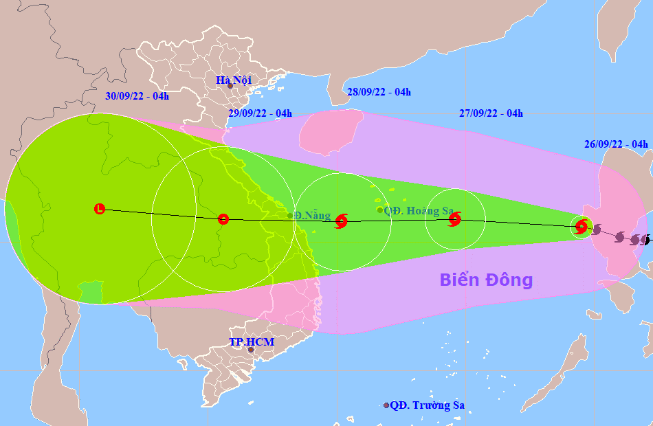 Bão Noru đã vào biển Đông, Trung tâm dự báo khí tượng quốc gia phát tin khẩn cấp