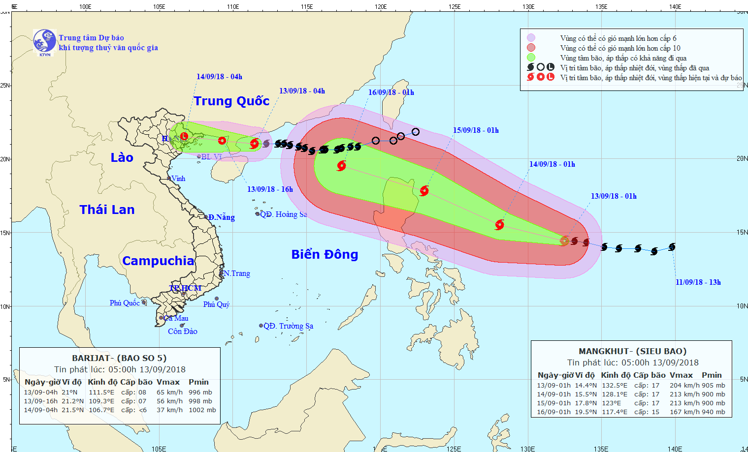 Siêu bão Mangkhut đang di chuyển nhanh với 25 km/giờ