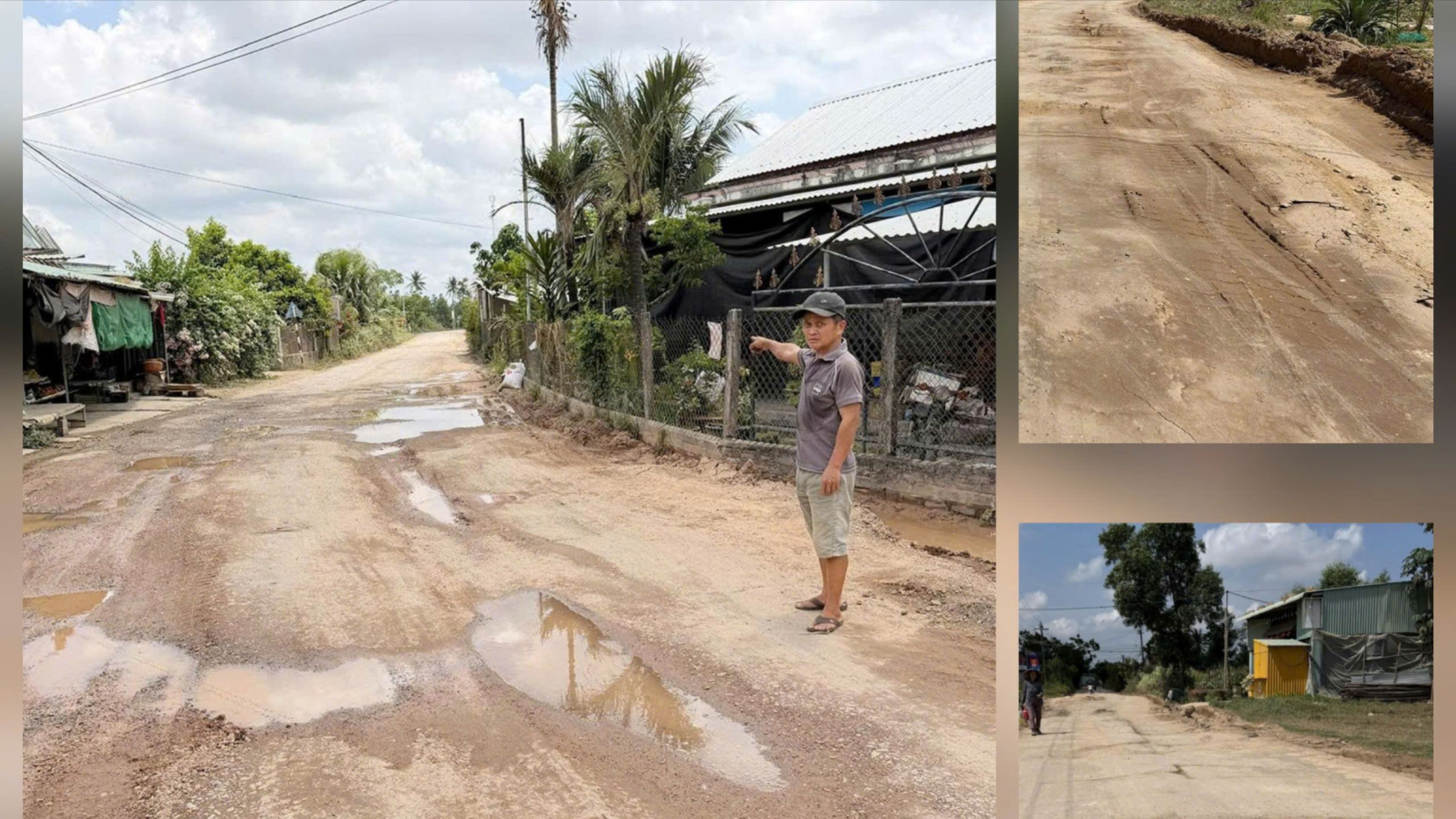 Thi công dự án sân bay Phù Cát, dân khổ vì bụi đường