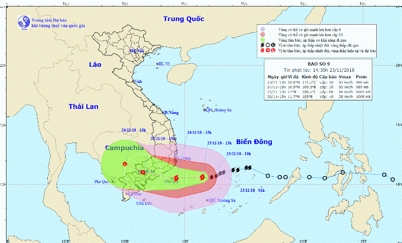 Tối nay, biên phòng sẽ bắn pháo hiệu báo bão