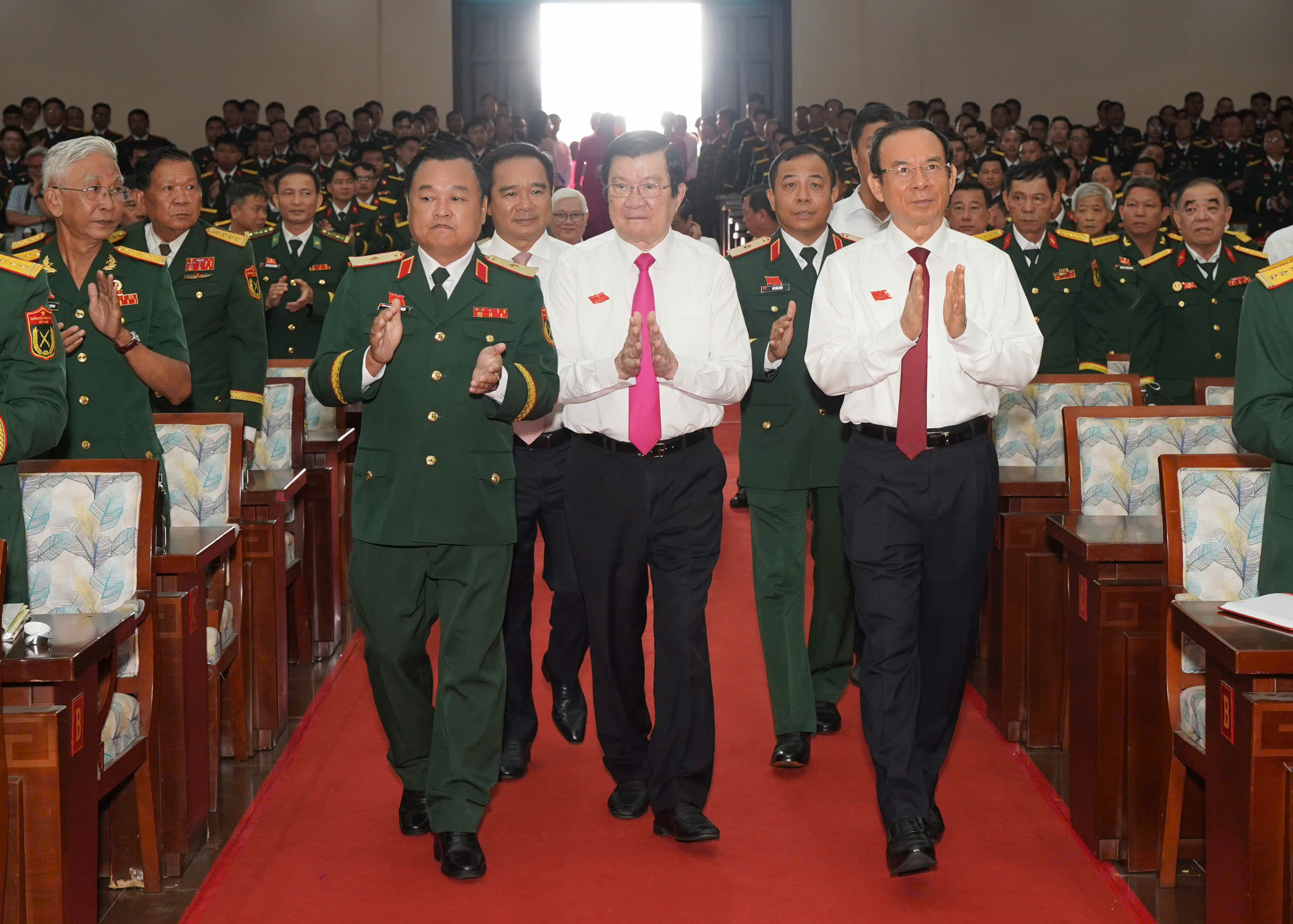 Bí thư Nguyễn Văn Nên dự Đại hội đảng bộ Quân sự TP.HCM lần thứ nhất