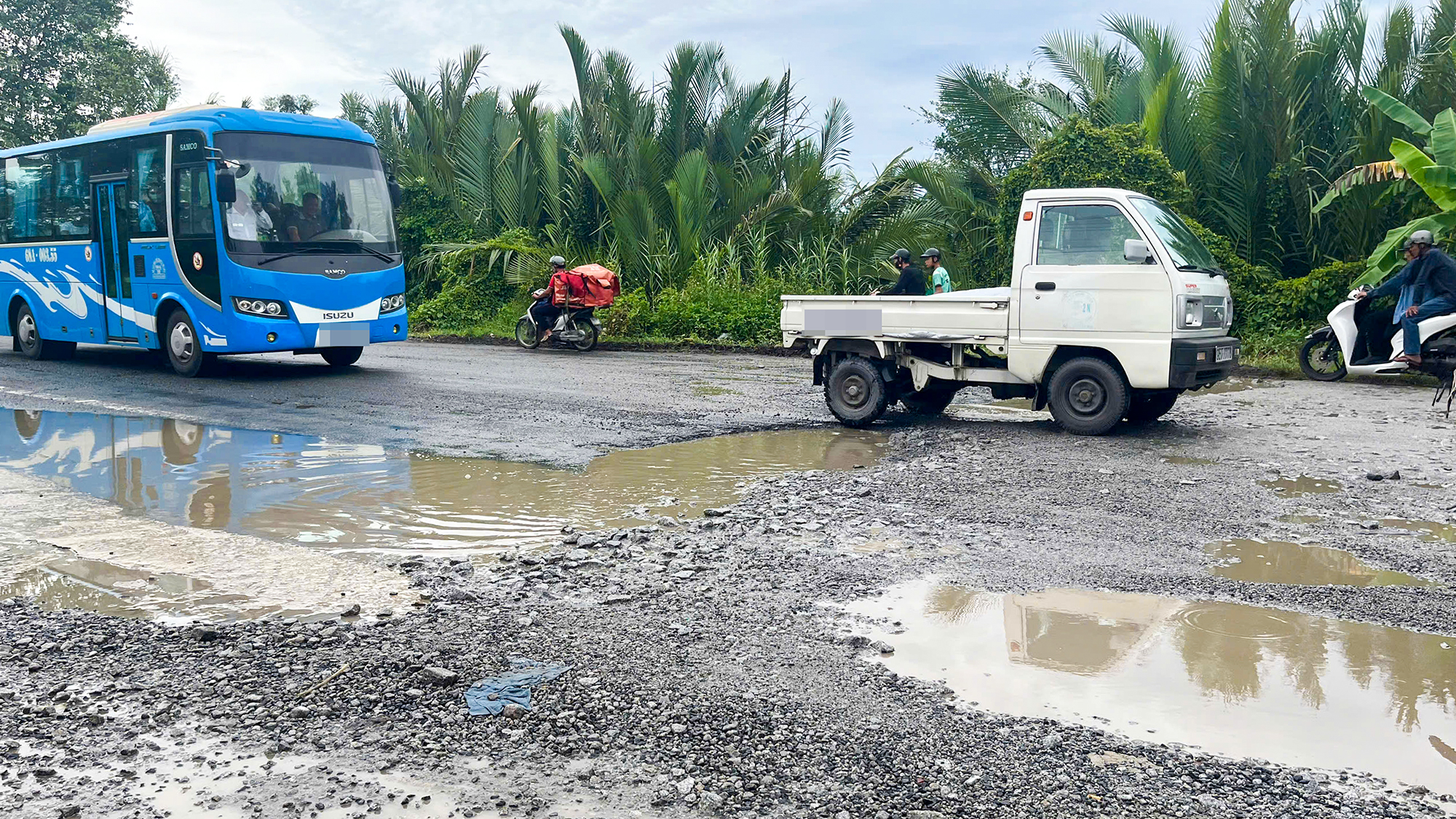 Quốc lộ 61 cử tri tỉnh An Giang kiến nghị sớm nâng cấp, sửa chữa