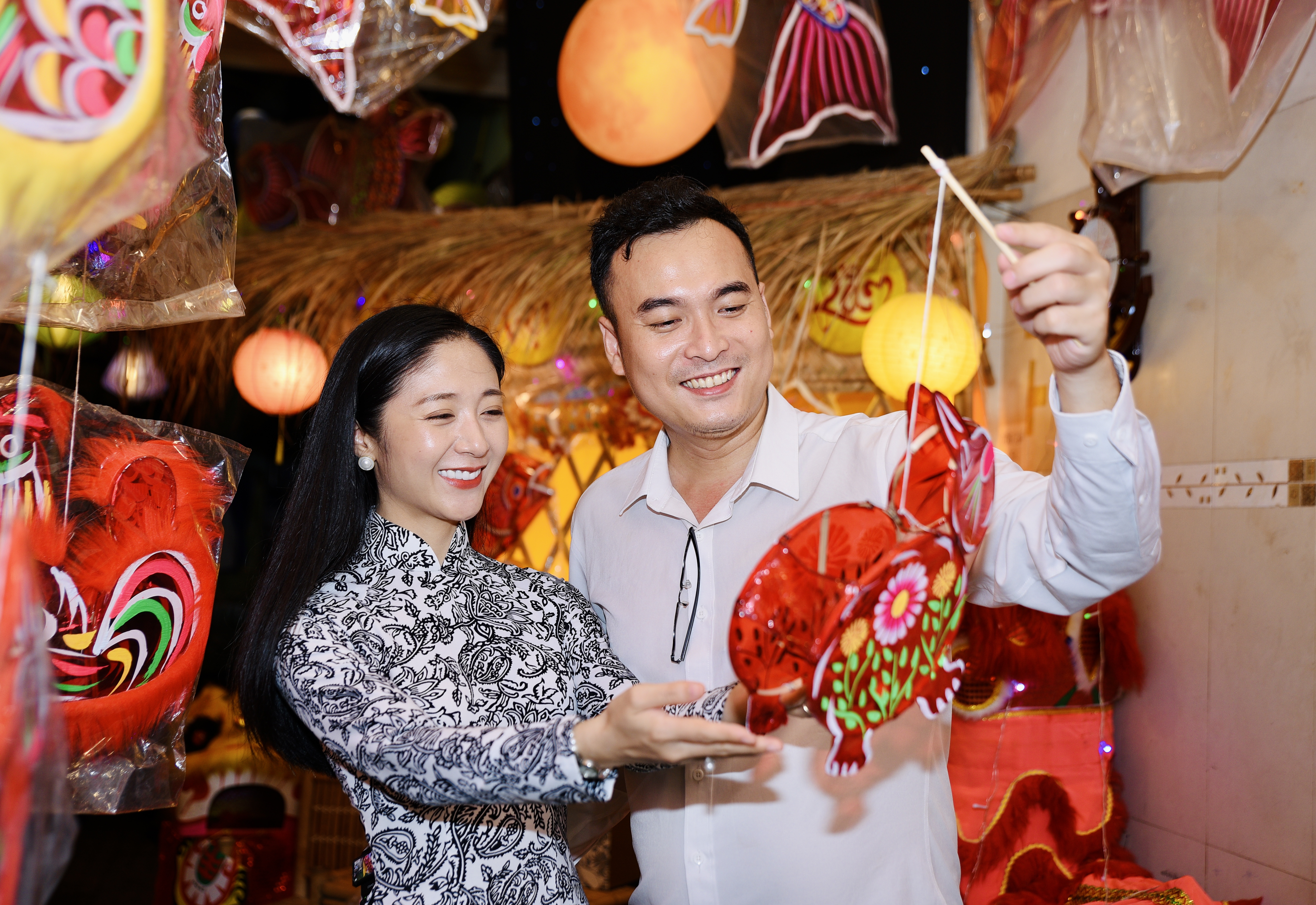 Phố lồng đèn, phường Chợ Lớn, Tết trung thu