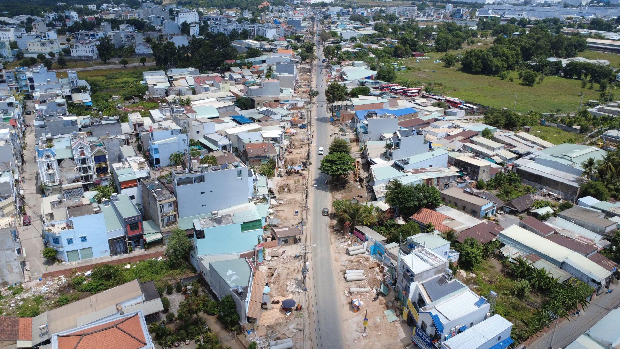 Đường Lã Xuân Oai đang được mở rộng lên 30 m