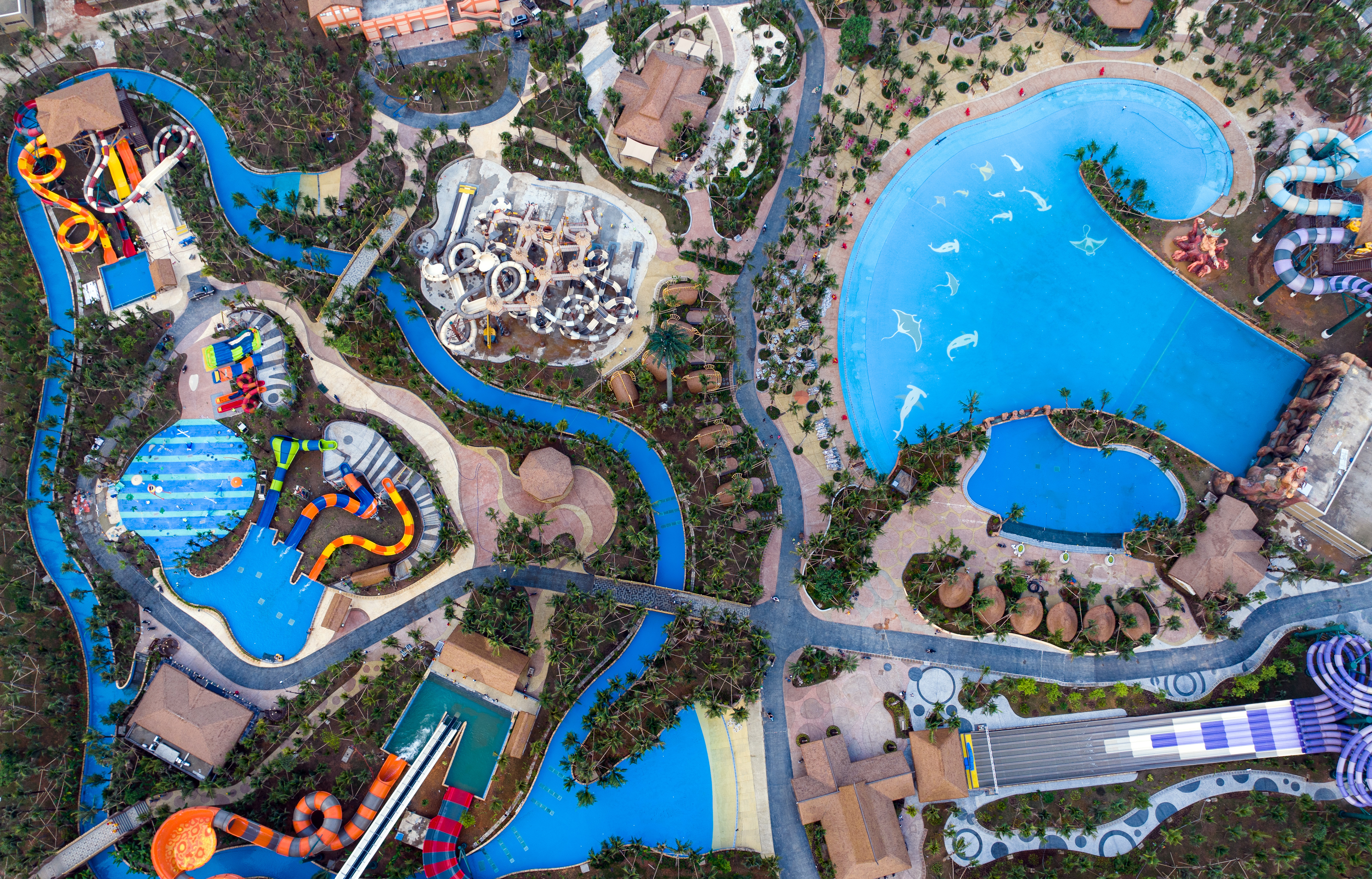 Toàn cảnh công viên nước Sầm Sơn lớn nhất miền Bắc sắp khai trương