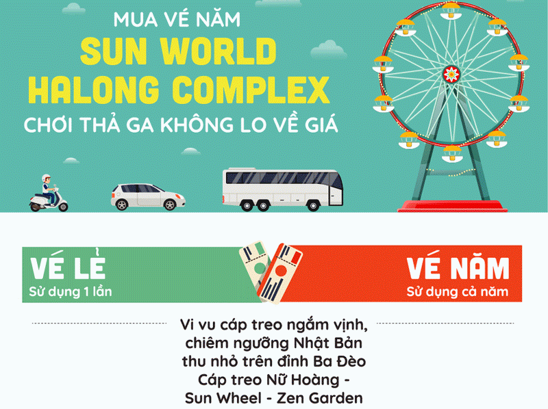 Sun World Halong Complex tung vé năm cực shock