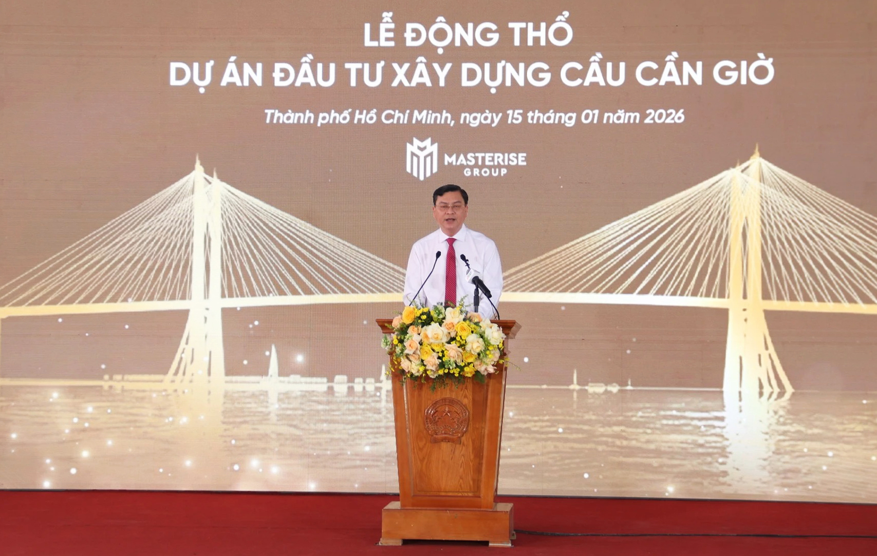 TP.HCM chính thức động thổ cầu Cần Giờ, biểu tượng kết nối mới