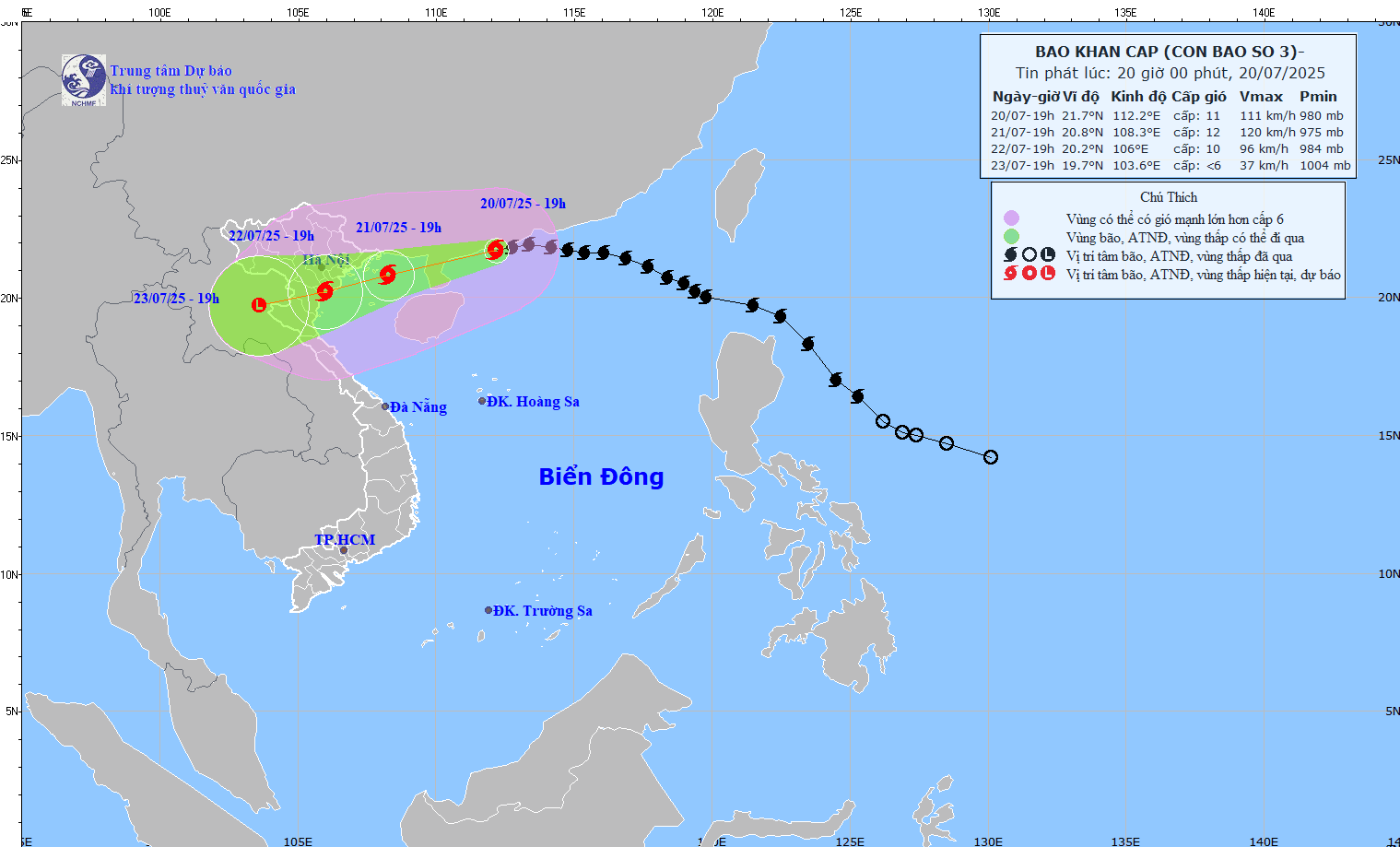 Bão số 3 hoạt động với cường độ mạnh, Thủ tướng ra công điện ứng phó khẩn cấp