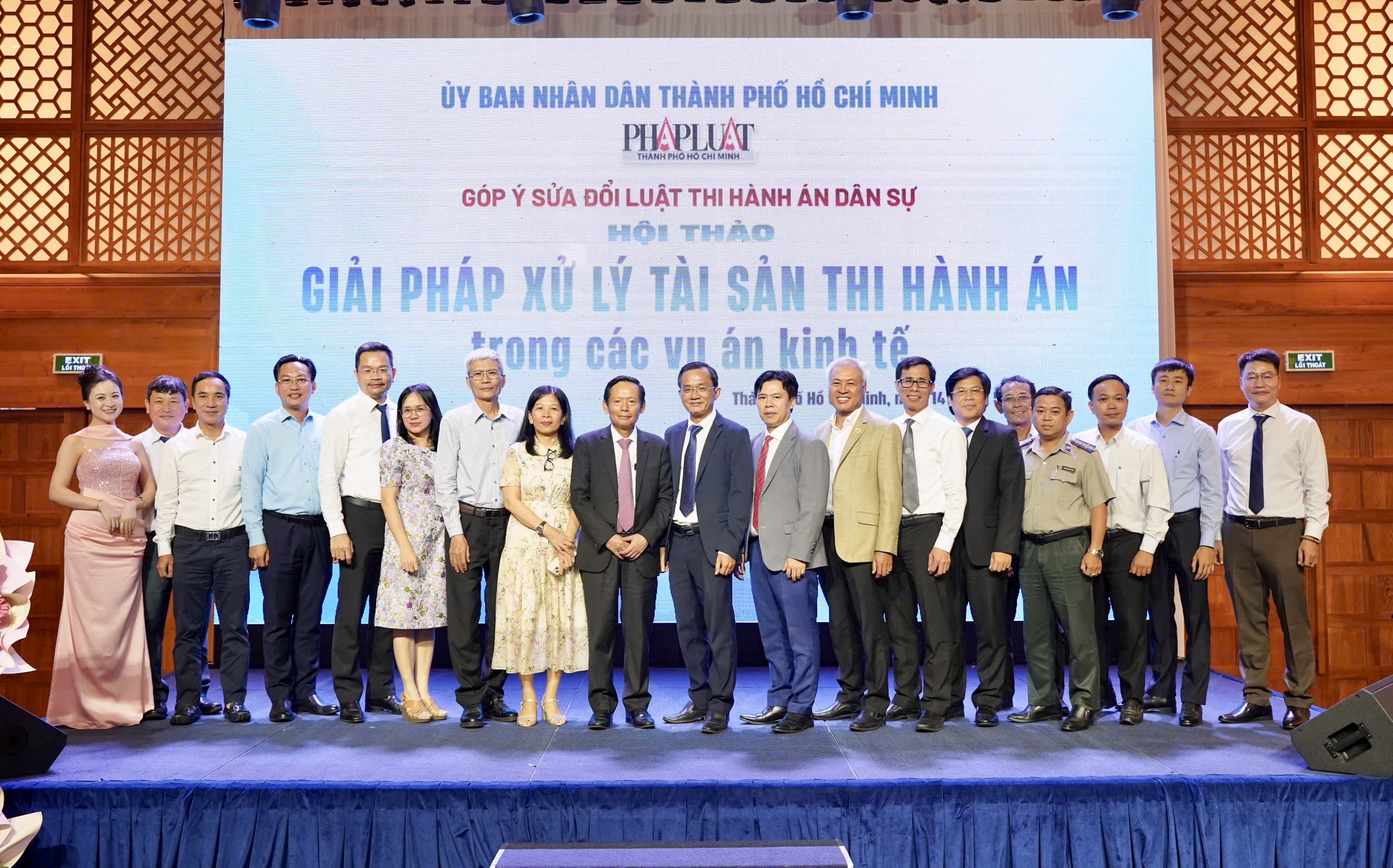 Toàn cảnh hội thảo ‘Giải pháp xử lý tài sản thi hành án trong các vụ án kinh tế’