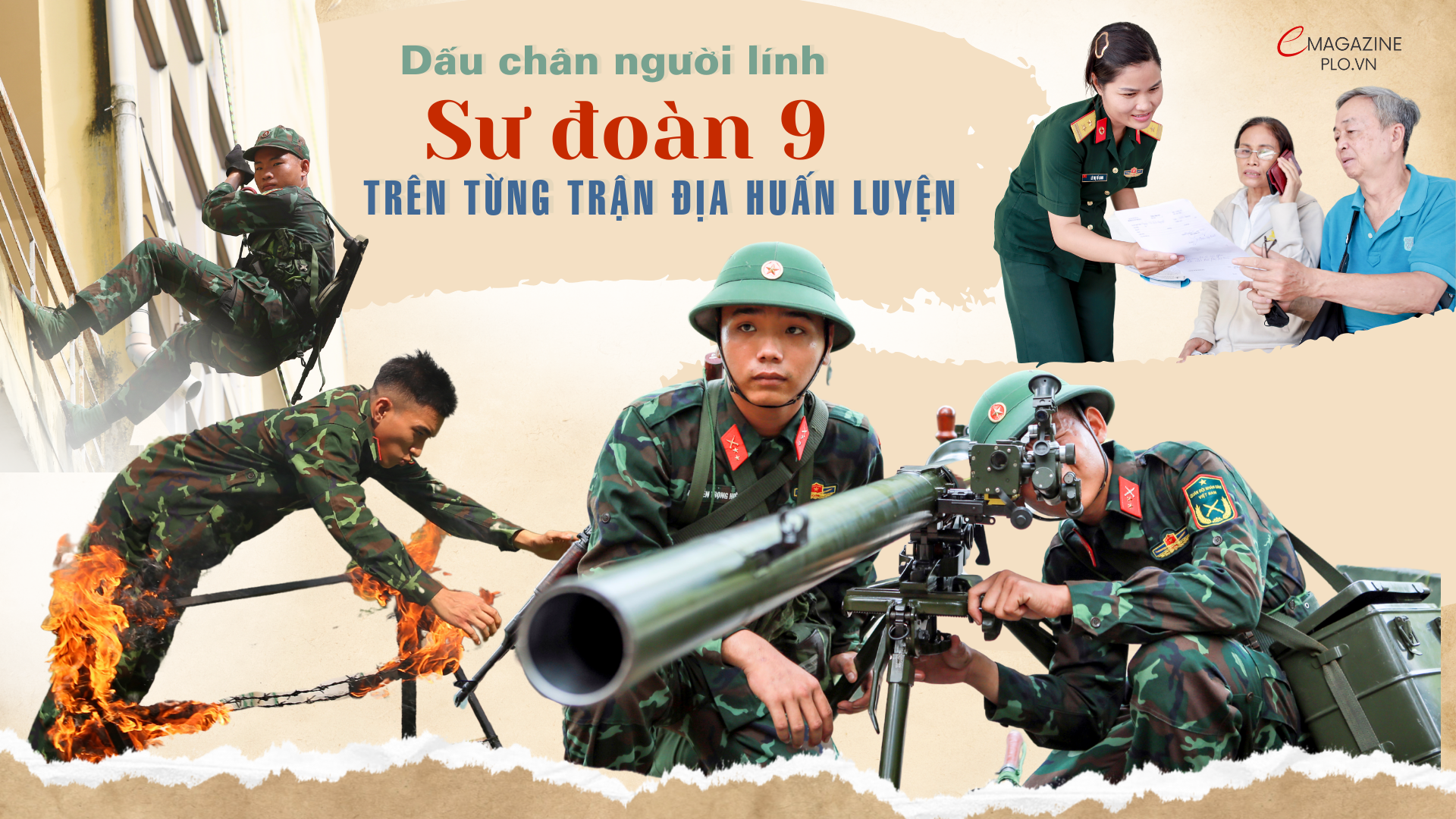 Từ thao trường đến lòng dân: Hành trình cống hiến của người lính Sư đoàn 9