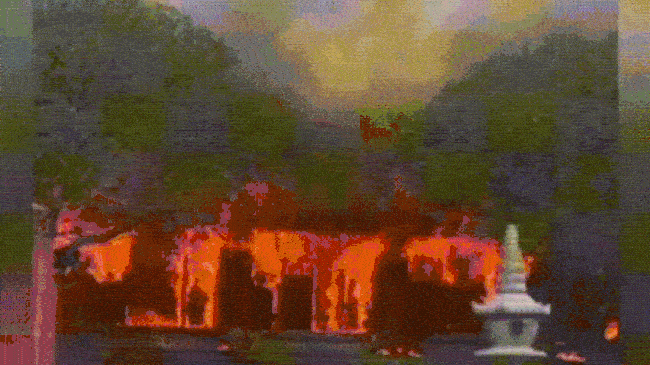 Cháy lớn tại ngôi chùa 800 năm tuổi ở Phú Thọ