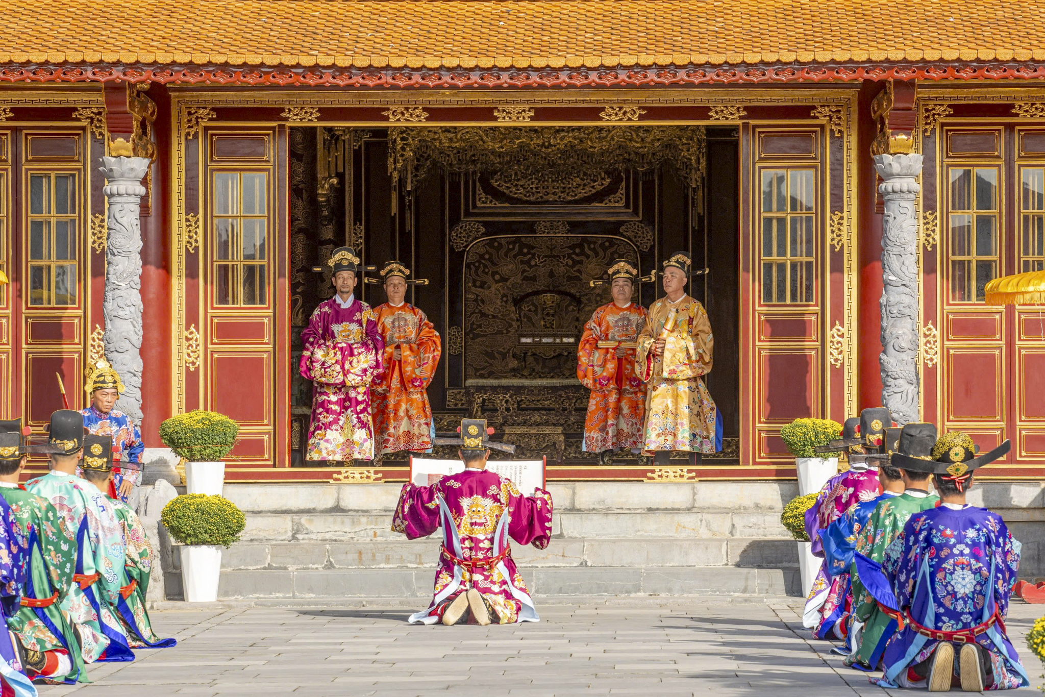 Tái hiện không gian Tết cung đình qua Lễ Thiết triều Nguyên đán