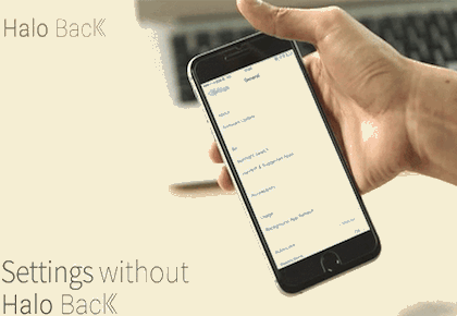 Thêm nút Back ảo cho iPhone