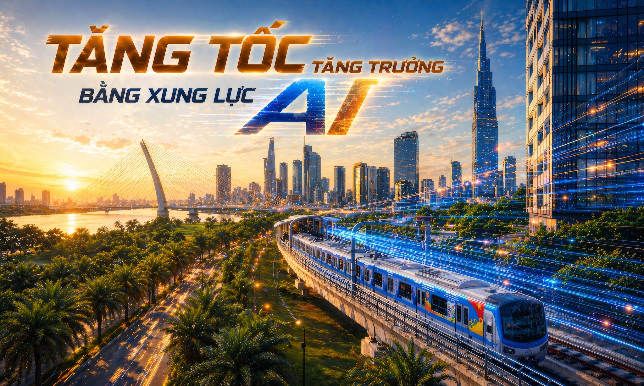 Tăng tốc tăng trưởng bằng xung lực AI