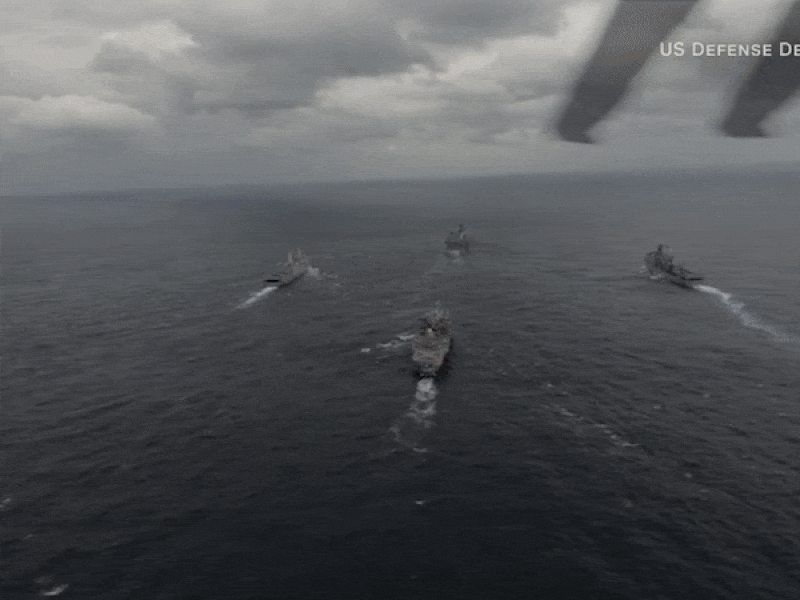 Video hiếm máy bay trinh sát Mỹ tuần tra trên Biển Đông