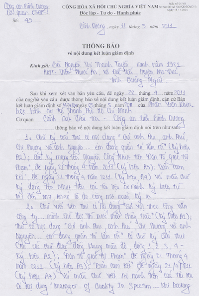 Vụ anh Nhựt chết tại trụ sở công an: Thông báo kết quả giám định chữ viết, pháp y ảnh 1