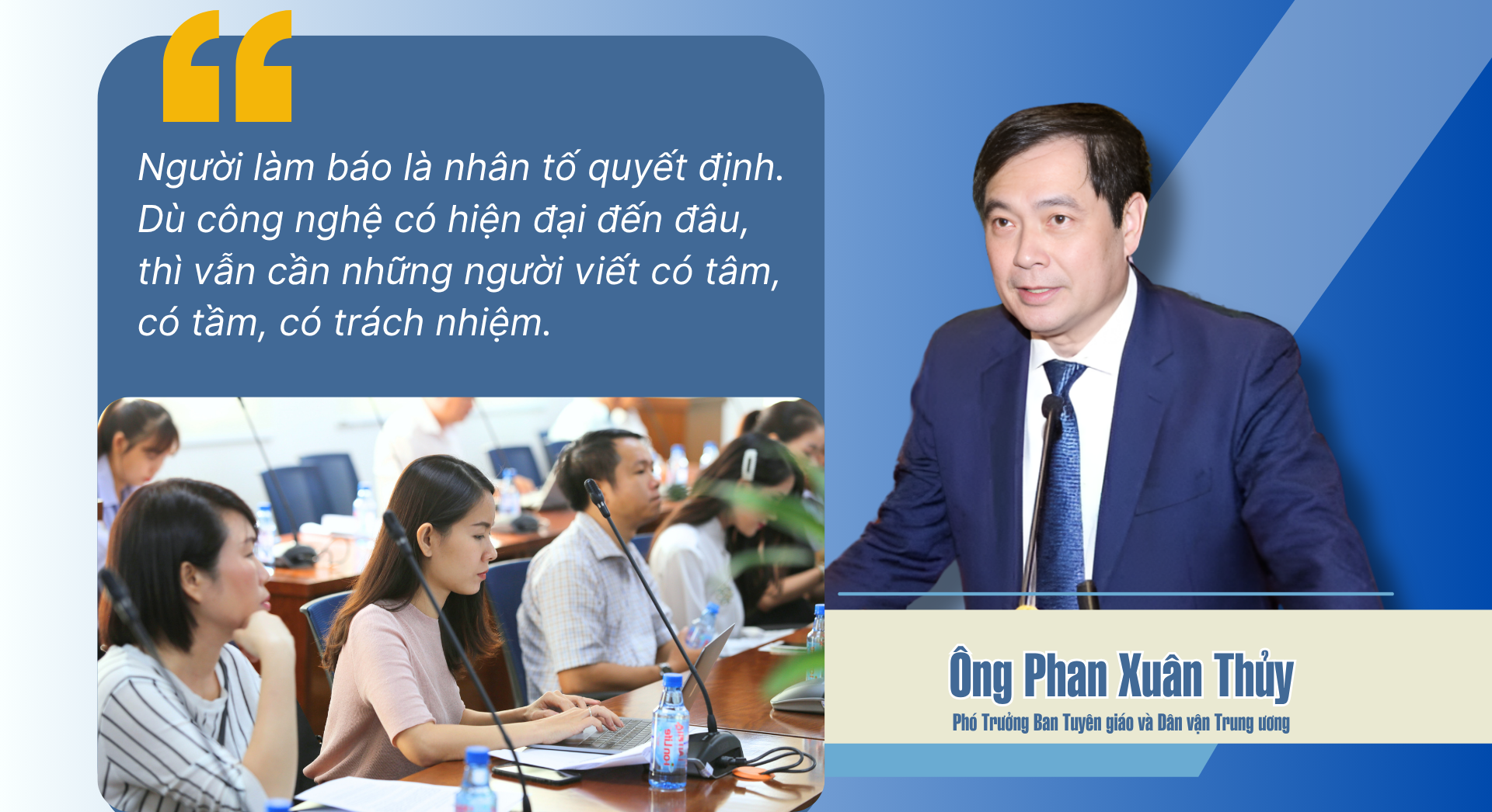 Báo chí đổi mới toàn diện để vươn mình cùng dân tộc