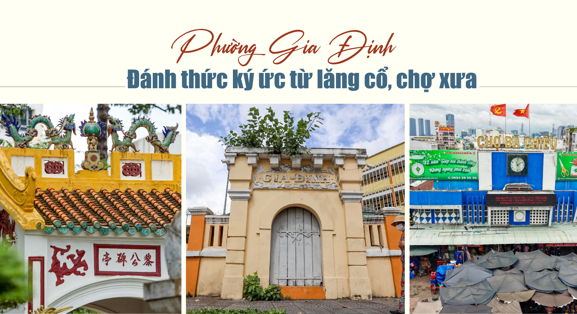 Phường Gia Định với dấu ấn ký ức từ lăng cổ, chợ xưa