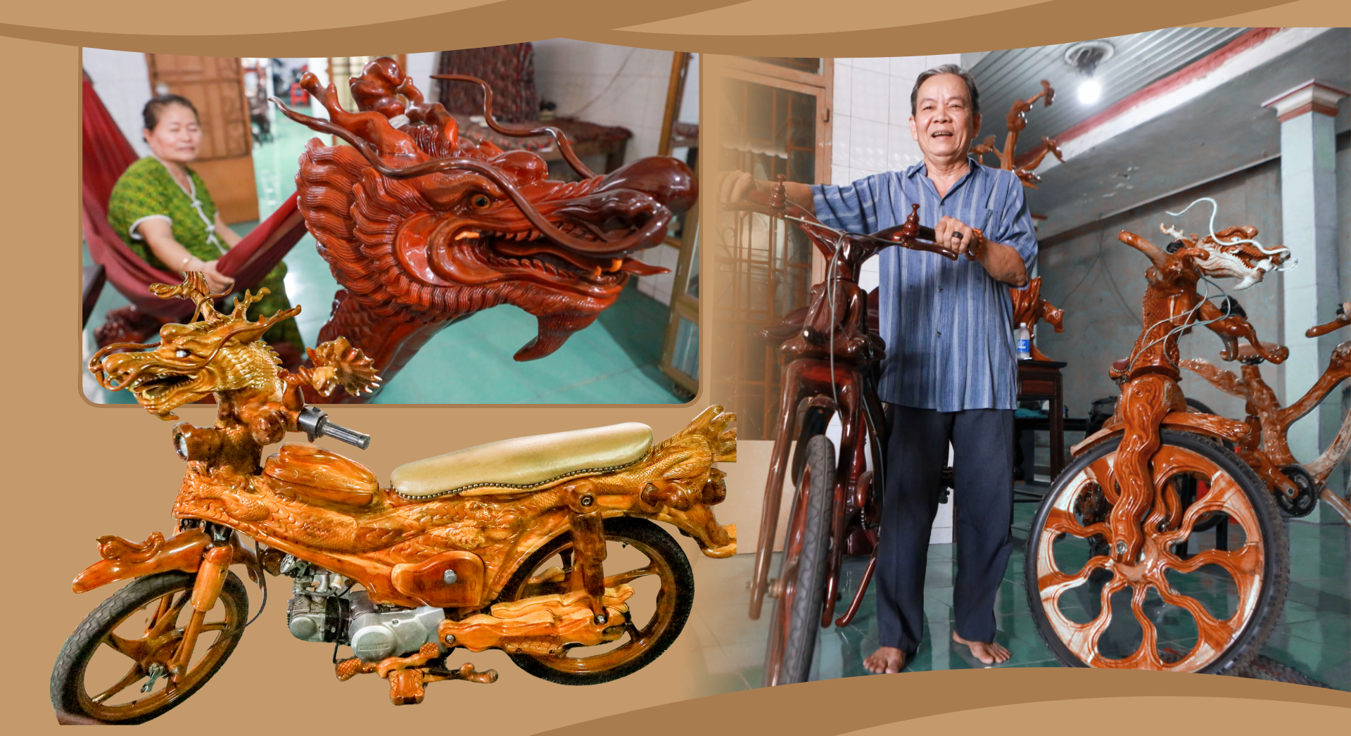 Nghệ nhân 68 tuổi và gia tài đồ gỗ 'có một không hai' ở TP.HCM