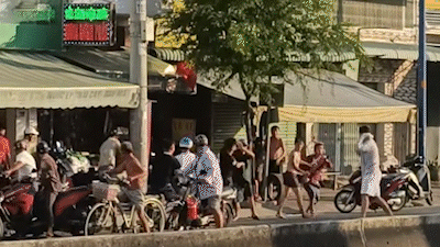 2 nhóm thanh niên đánh nhau gây náo loạn ở đường Đặng Thúc Vịnh