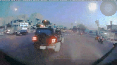 Camera hành trình ghi khoảnh khắc xe Jeep chạy tốc độ cao, tông 2 mẹ con tử vong ở Bình Tân