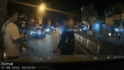 Tài xế xe công nghệ bị người đi xe máy đấm gãy sống mũi ở phường Bảy Hiền