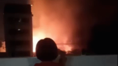 Nhà xưởng ở phường Tân Thới Hiệp bốc cháy dữ dội lúc rạng sáng